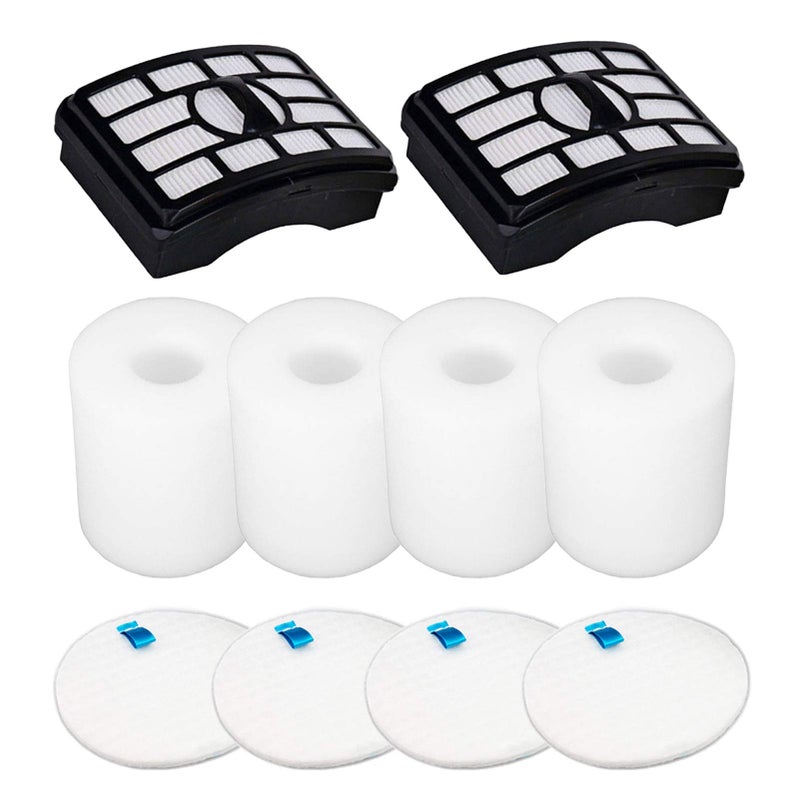 Lemige Vacuum Filters Replacement for Shark Rotator Professional Lift-Away NV500 NV501 NV502 NV503 NV505 NV510 NV520 NV552 ZU780 ZU782 ZU785 UV560, 2 Post Filters +4 Foam&Felt Filters, Part # XFF500 & XHF500 - Image 1